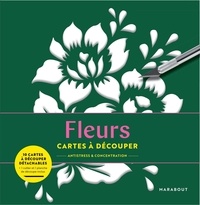 Séverine Prélat - Fleurs - Cartes à découper antistress & concentration - Avec 1 cutter et 1 planche de découpe inclus.