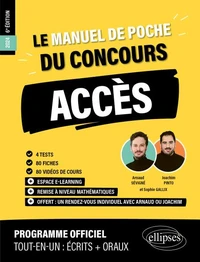 Le manuel de poche du concours ACCES