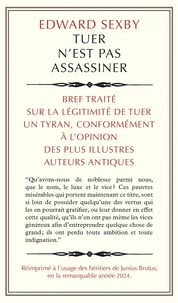 Tuer n'est pas assassiner