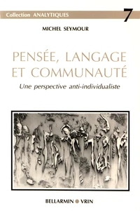Pensée, langage et communauté
