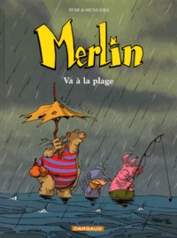 Merlin va à la plage