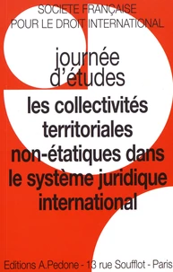 Les collectivités territoriales non-étatiques dans le système juridique international