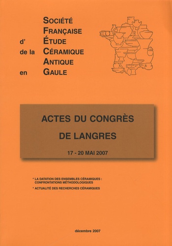  SFECAG - Actes du congrès de Langres - 17-20 mai 2007.