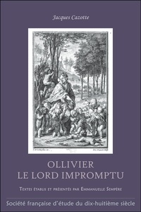 Jacques Cazotte - Ollivier - Le Lord impromptu.