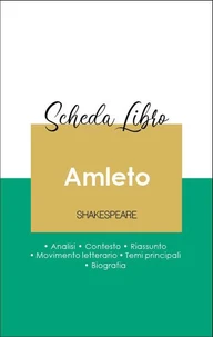Scheda libro Amleto (analisi letteraria di riferimento e riassunto completo)