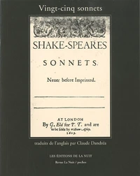 Vingt-cinq sonnets de William Shakespeare