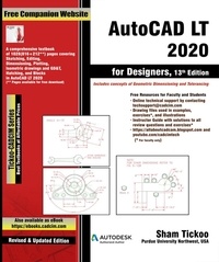 Sham Tickoo - AutoCAD LT 2020 for Designers, 13th Edition.
