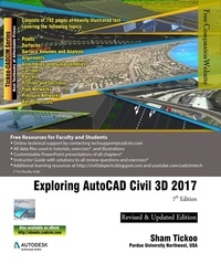  Sham Tickoo - Exploring AutoCAD Civil 3D 2017 , 7th Edition.