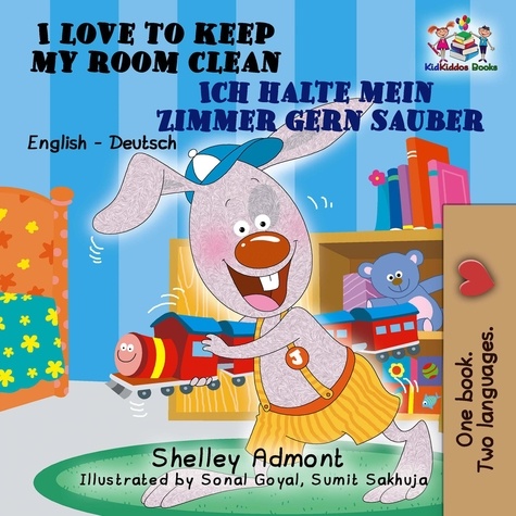  Shelley Admont et  KidKiddos Books - I Love to Keep My Room Clean Ich halte mein Zimmer gern sauber - English German Bilingual Collection.