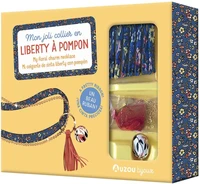 Mon superbe bijou - mon joli collier en liberty à pompon
