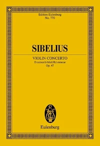 Concert pour violon et orchestre Ré mineur