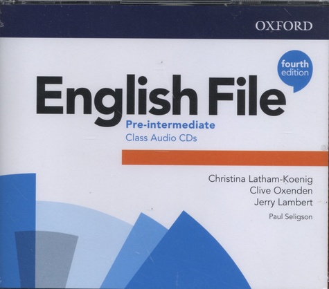 English File Pre-intermediate 4th edition -  4 CD audio