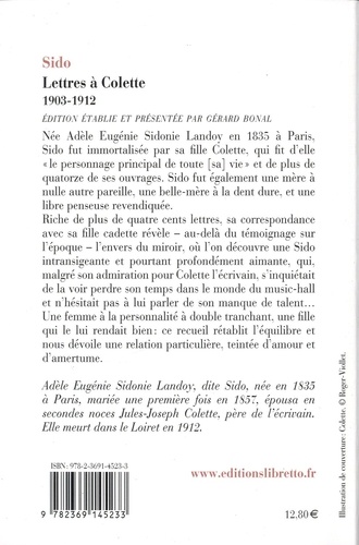 Lettres à Colette 1903-1912. Suivies de vingt-trois lettres à Juliette