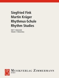 Siegfried Fink et Martin maria Krüger - Rhythm Studies - Elementary. percussion..