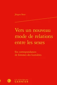 Vers un nouveau mode de relations entre les sexes