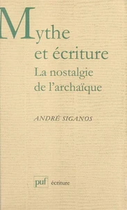 Mythe et écriture