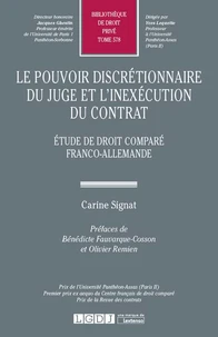 Le pouvoir discrétionnaire du juge et l'inexécution du contrat