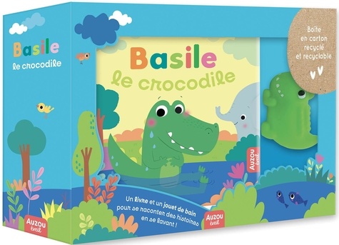 Basile le crocodile. Un jouet de bain offert