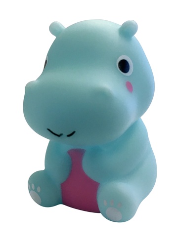 Timo, un hippo qui aime l'eau. Avec 1 figurine en plastique