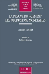 Preuve du paiement des obligations monétaires