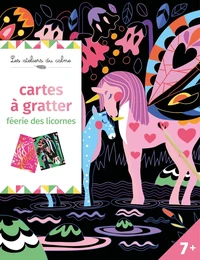 Cartes à gratter Féerie des licornes