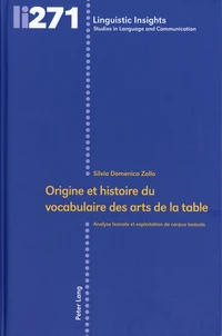 Origine et histoire du vocabulaire des arts de la table