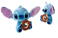 Peluche Disney - Stitch mangeant un donut (25 cm)