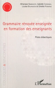 Grammaire rénovée enseignée en formation des enseignants