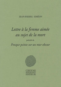 Lettre à la femme aimée au sujet de la mort