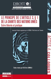Le principe de l'article 2, paragraphe 1 de la charte des Nations Unies
