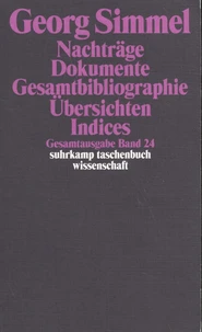 Nachträge ; Dokumente ; Gesamtbibliographie ; Ubersichten ; Indices