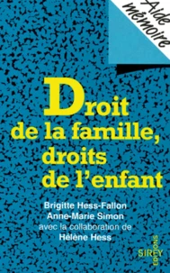 Droit de la famille, droits de l'enfant