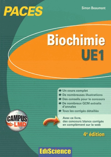 Simon Beaumont - Biochimie-UE1 - 1re année santé.