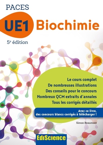 Simon Beaumont - PACES UE1 Biochimie - 5e éd..