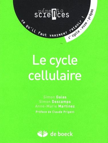 Le cycle cellulaire. Premier cycle-PCEM-Prépas