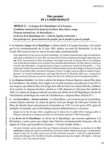 La Constitution commentée. Article par article  Edition 2021-2022