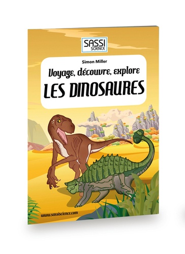 Voyage, découvre, explore Les dinosaures. Un livre de 32 pages et 205 pièces de puzzle