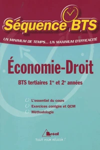 Economie-Droit BTS tertiaires 1ère et 2ème années