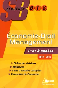 Economie-Droit et Management BTS tertiaires 1re et 2e années