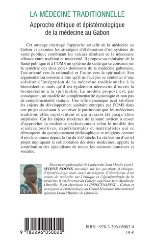 La médecine traditionnelle. Approche éthique et épistémologique de la médecine au Gabon
