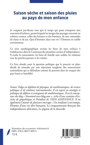 Saison sèche et saison des pluies au pays de mon enfance