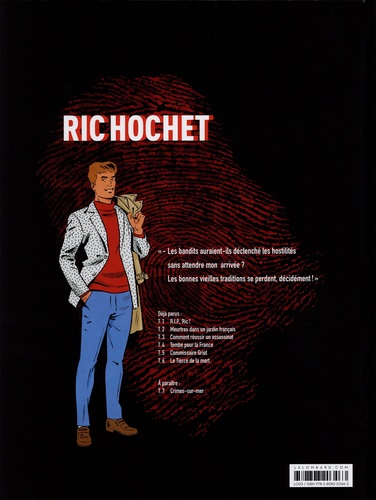Les nouvelles enquêtes de Ric Hochet Tome 6 Le Tiercé de la Mort
