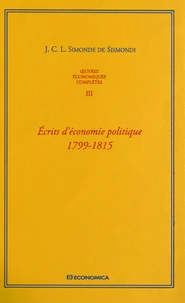 Oeuvres économiques complètes