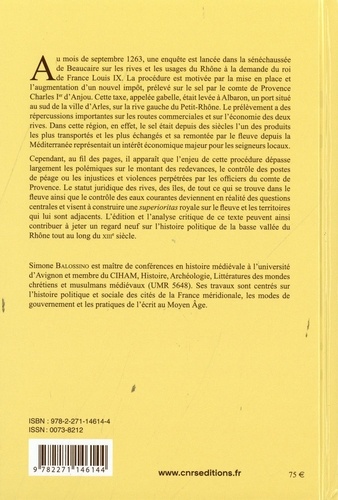La force et le droit. Une enquête sur la gabelle du sel dans la vallée du Rhône au temps de Louis IX (Arch. nat., JJ 267)
