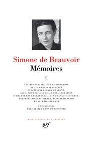 Simone de Beauvoir et Jean-Louis Jeannelle - Mémoires - Tome 2.