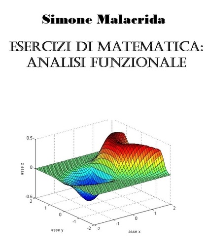  Simone Malacrida - Esercizi di matematica: analisi funzionale.