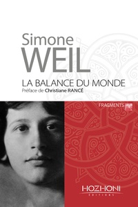 Pdf télécharger des livres de téléchargement La balance du monde par Simone Weil 9782372410403