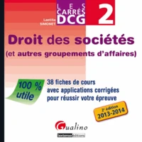 DCG 2 Droit des sociétés (et autres groupements d'affaires)