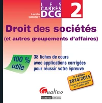 DCG 2 Droit des sociétés (et autres groupements d'affaires)
