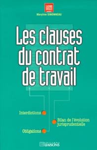 Les clauses du contrat de travail